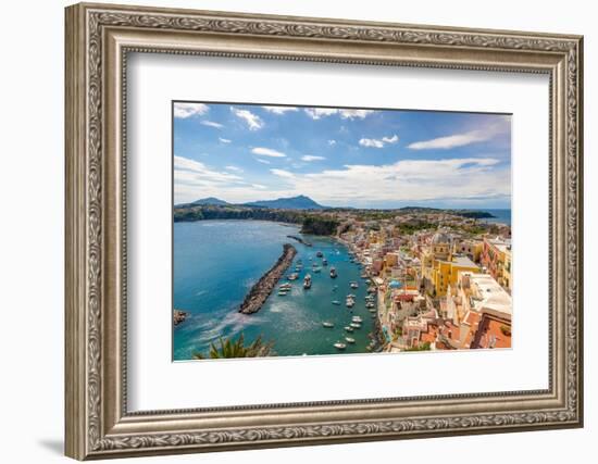 Marina di Corricella, Procida, Flegrean Islands, Campania, Italy, Europe-Neil Farrin-Framed Photographic Print