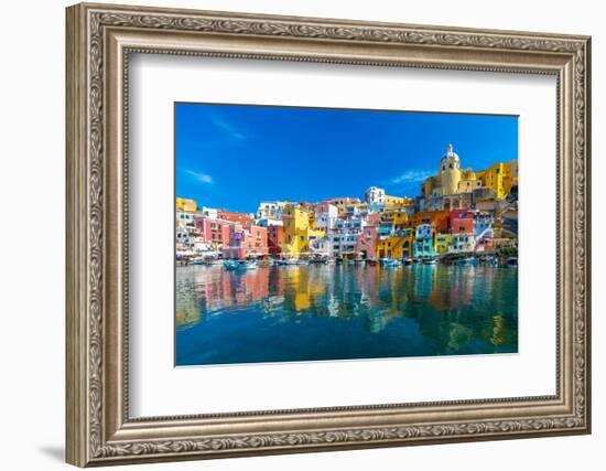 Marina di Corricella, Procida, Flegrean Islands, Campania, Italy, Europe-Neil Farrin-Framed Photographic Print