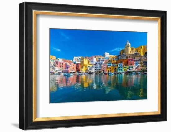 Marina di Corricella, Procida, Flegrean Islands, Campania, Italy, Europe-Neil Farrin-Framed Photographic Print