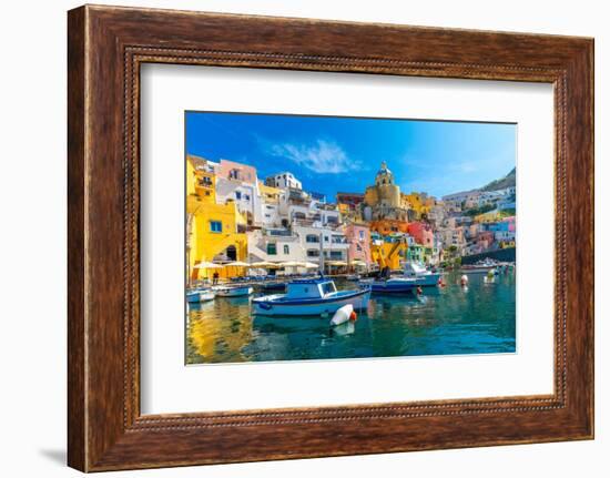 Marina di Corricella, Procida, Flegrean Islands, Campania, Italy, Europe-Neil Farrin-Framed Photographic Print