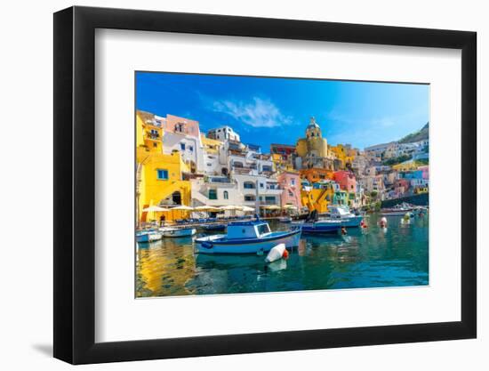 Marina di Corricella, Procida, Flegrean Islands, Campania, Italy, Europe-Neil Farrin-Framed Photographic Print