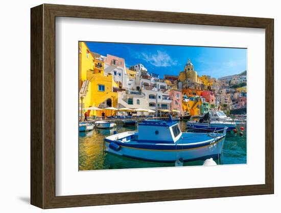 Marina di Corricella, Procida, Flegrean Islands, Campania, Italy, Europe-Neil Farrin-Framed Photographic Print