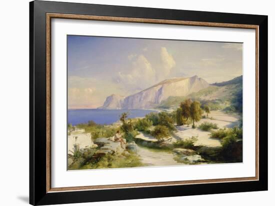 Marina Grande auf Capri-Carl Blechen-Framed Giclee Print