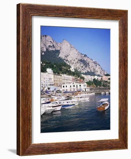 Marina Grande, Island of Capri, Campania, Italy, Mediterranean-Roy Rainford-Framed Photographic Print