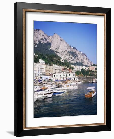 Marina Grande, Island of Capri, Campania, Italy, Mediterranean-Roy Rainford-Framed Photographic Print