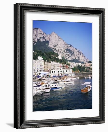 Marina Grande, Island of Capri, Campania, Italy, Mediterranean-Roy Rainford-Framed Photographic Print