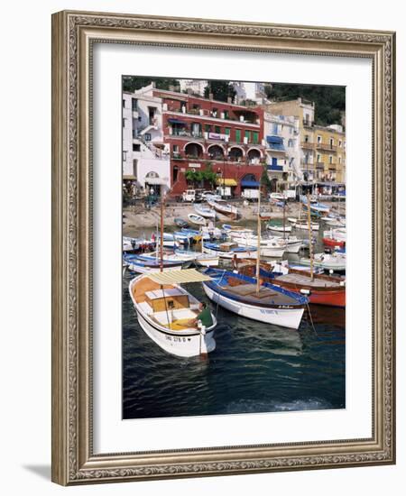 Marina Grande, Island of Capri, Campania, Italy, Mediterranean-Roy Rainford-Framed Photographic Print