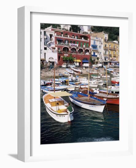 Marina Grande, Island of Capri, Campania, Italy, Mediterranean-Roy Rainford-Framed Photographic Print
