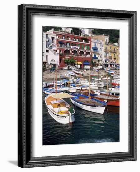 Marina Grande, Island of Capri, Campania, Italy, Mediterranean-Roy Rainford-Framed Photographic Print