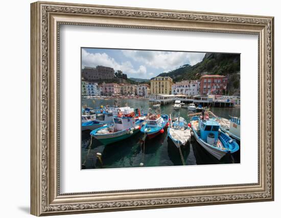 Marina Grande, Sorrento, Costiera Amalfitana (Amalfi Coast), UNESCO World Heritage Site, Campania-Frank Fell-Framed Photographic Print