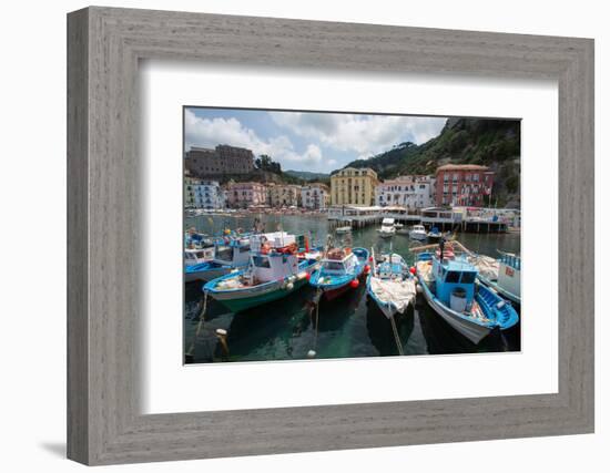 Marina Grande, Sorrento, Costiera Amalfitana (Amalfi Coast), UNESCO World Heritage Site, Campania-Frank Fell-Framed Photographic Print