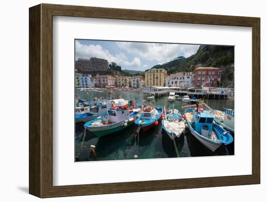 Marina Grande, Sorrento, Costiera Amalfitana (Amalfi Coast), UNESCO World Heritage Site, Campania-Frank Fell-Framed Photographic Print