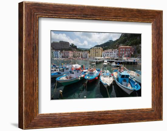 Marina Grande, Sorrento, Costiera Amalfitana (Amalfi Coast), UNESCO World Heritage Site, Campania-Frank Fell-Framed Photographic Print