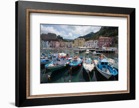 Marina Grande, Sorrento, Costiera Amalfitana (Amalfi Coast), UNESCO World Heritage Site, Campania-Frank Fell-Framed Photographic Print