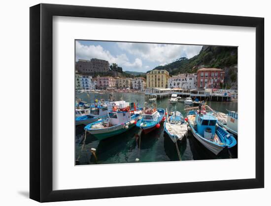 Marina Grande, Sorrento, Costiera Amalfitana (Amalfi Coast), UNESCO World Heritage Site, Campania-Frank Fell-Framed Photographic Print