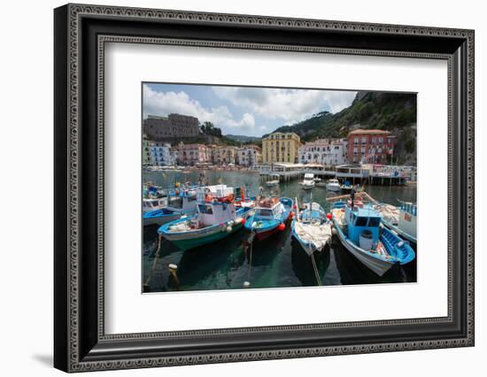 Marina Grande, Sorrento, Costiera Amalfitana (Amalfi Coast), UNESCO World Heritage Site, Campania-Frank Fell-Framed Photographic Print