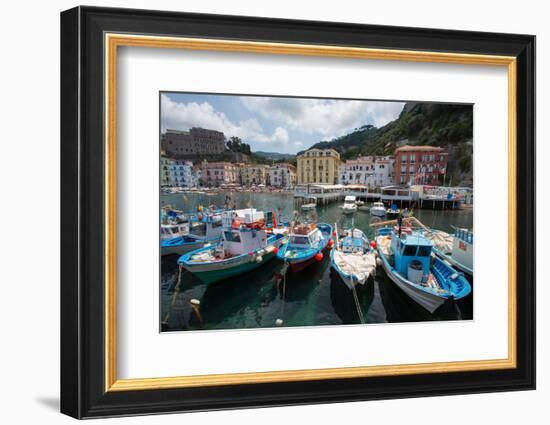 Marina Grande, Sorrento, Costiera Amalfitana (Amalfi Coast), UNESCO World Heritage Site, Campania-Frank Fell-Framed Photographic Print