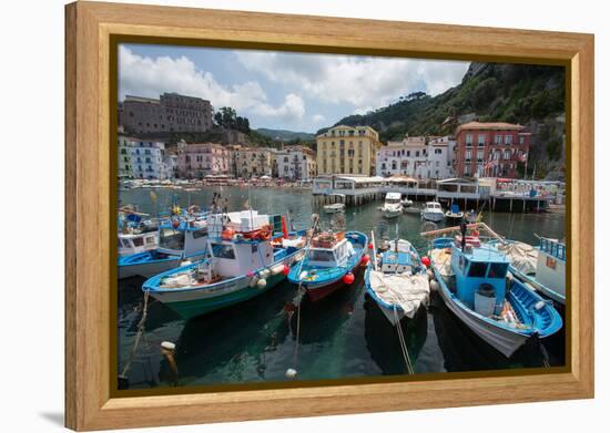 Marina Grande, Sorrento, Costiera Amalfitana (Amalfi Coast), UNESCO World Heritage Site, Campania-Frank Fell-Framed Premier Image Canvas