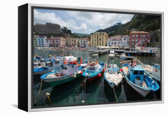 Marina Grande, Sorrento, Costiera Amalfitana (Amalfi Coast), UNESCO World Heritage Site, Campania-Frank Fell-Framed Premier Image Canvas