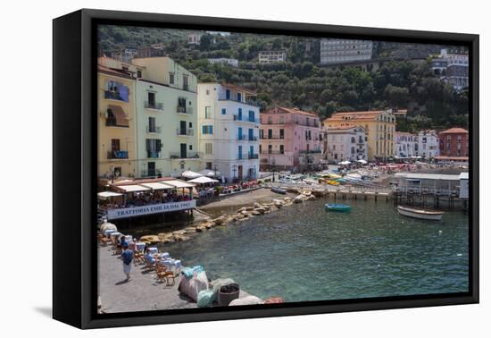 Marina Grande, Sorrento, Costiera Amalfitana (Amalfi Coast), UNESCO World Heritage Site, Campania-Frank Fell-Framed Premier Image Canvas