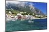 Marina Grande View from the Sea, Capri, Italy-George Oze-Mounted Photographic Print