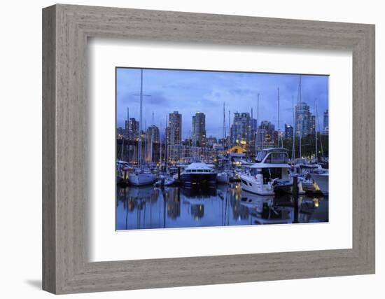 Marina, Granville Island, Vancouver, British Columbia, Canada, North America-Richard Cummins-Framed Photographic Print