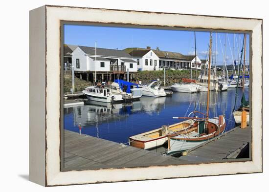 Marina in Port Townsend, Puget Sound, Washington State, United States of America, North America-Richard Cummins-Framed Premier Image Canvas