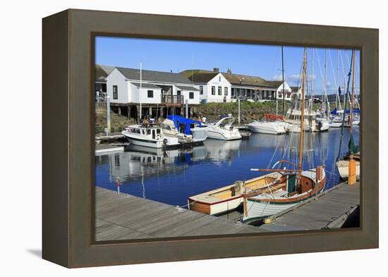 Marina in Port Townsend, Puget Sound, Washington State, United States of America, North America-Richard Cummins-Framed Premier Image Canvas