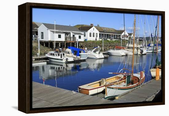 Marina in Port Townsend, Puget Sound, Washington State, United States of America, North America-Richard Cummins-Framed Premier Image Canvas