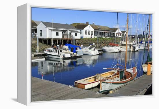 Marina in Port Townsend, Puget Sound, Washington State, United States of America, North America-Richard Cummins-Framed Premier Image Canvas