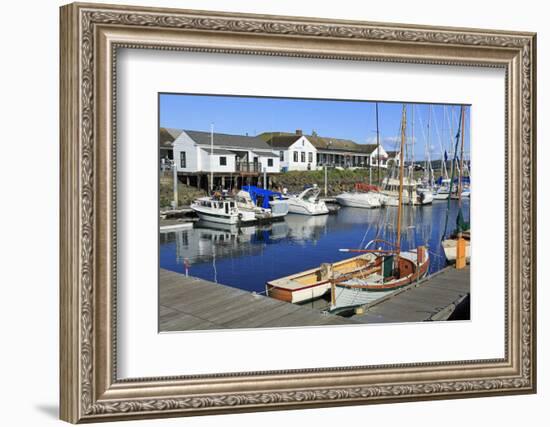 Marina in Port Townsend, Puget Sound, Washington State, United States of America, North America-Richard Cummins-Framed Photographic Print