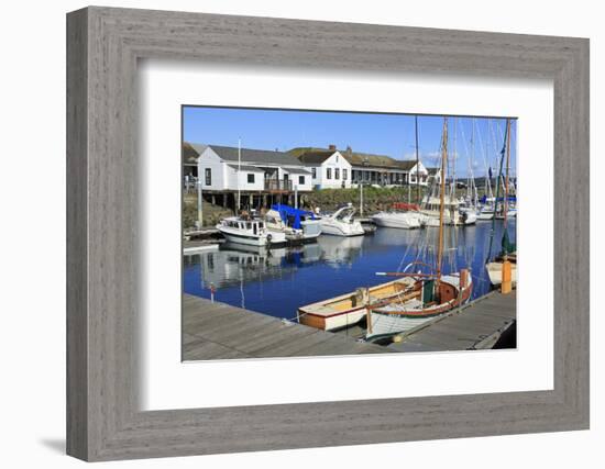 Marina in Port Townsend, Puget Sound, Washington State, United States of America, North America-Richard Cummins-Framed Photographic Print