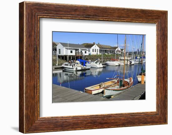 Marina in Port Townsend, Puget Sound, Washington State, United States of America, North America-Richard Cummins-Framed Photographic Print