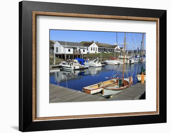 Marina in Port Townsend, Puget Sound, Washington State, United States of America, North America-Richard Cummins-Framed Photographic Print