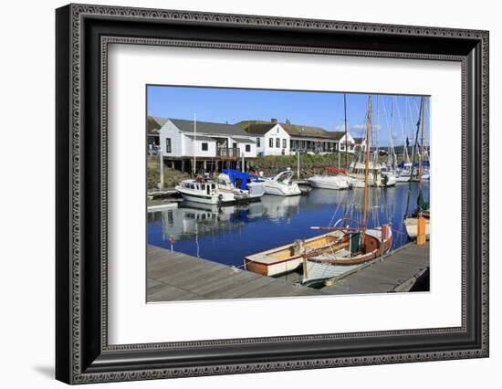 Marina in Port Townsend, Puget Sound, Washington State, United States of America, North America-Richard Cummins-Framed Photographic Print