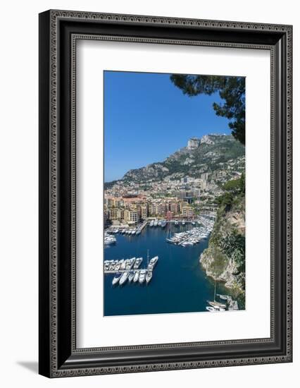 Marina, Port de Fontvieille, Fontvieille, Monaco, Cote d'Azur-Lisa S. Engelbrecht-Framed Photographic Print