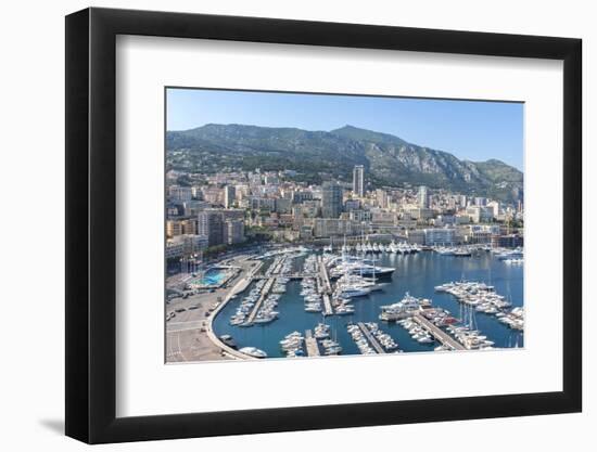 Marina, Port Hercules, Monaco, Cote d'Azur-Lisa S. Engelbrecht-Framed Photographic Print