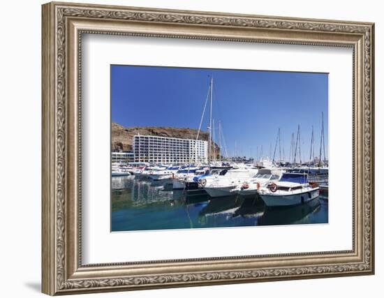 Marina, Puerto Rico, Gran Canaria, Canary Islands, Spain, Atlantic, Europe-Markus Lange-Framed Photographic Print