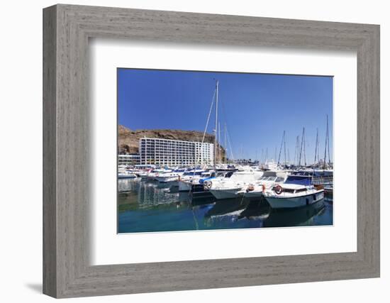 Marina, Puerto Rico, Gran Canaria, Canary Islands, Spain, Atlantic, Europe-Markus Lange-Framed Photographic Print