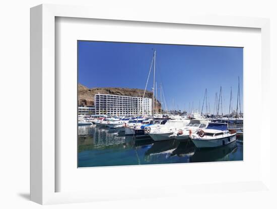 Marina, Puerto Rico, Gran Canaria, Canary Islands, Spain, Atlantic, Europe-Markus Lange-Framed Photographic Print