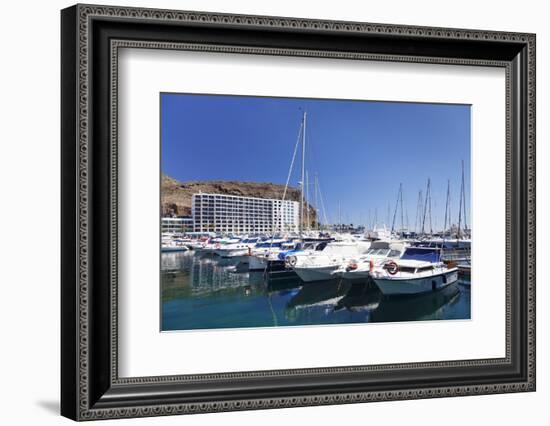 Marina, Puerto Rico, Gran Canaria, Canary Islands, Spain, Atlantic, Europe-Markus Lange-Framed Photographic Print