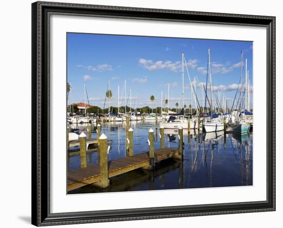 Marina, St. Petersburg, Gulf Coast, Florida, United States of America, North America-Jeremy Lightfoot-Framed Photographic Print