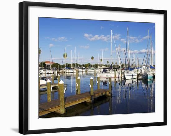 Marina, St. Petersburg, Gulf Coast, Florida, United States of America, North America-Jeremy Lightfoot-Framed Photographic Print