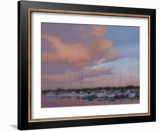 Marina Sunset-Jill Schultz McGannon-Framed Art Print