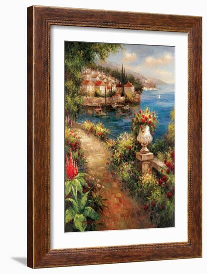 Marina View I-Peter Bell-Framed Art Print