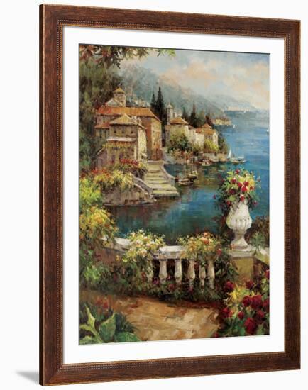 Marina View II-Peter Bell-Framed Art Print