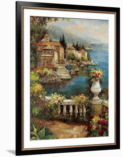 Marina View II-Peter Bell-Framed Art Print