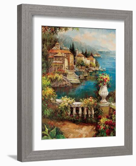 Marina View II-Peter Bell-Framed Art Print