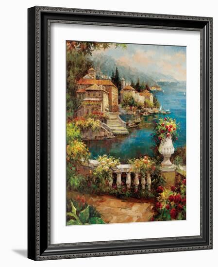 Marina View II-Peter Bell-Framed Art Print