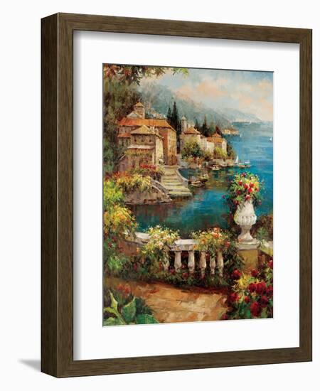 Marina View II-Peter Bell-Framed Art Print